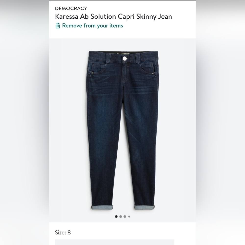 Karessa Ab Solution Capri Skinny Jean